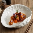 thumbnail image 3 of 2024 New Arrival Light Luxury Retro Style 8-Inch Large Ceramic Soup Plate with Luxurious Marble Pattern, Heat-Resistant & Durable, Ideal for Home, Hotel Use, Serving Soups/Stews, Elegant Dining Table, 3 of 6