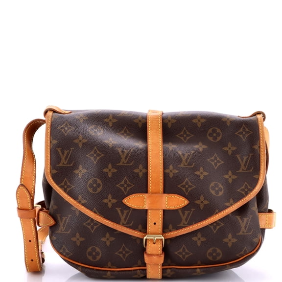 Pre-Owned Saumur Handbag Monogram Canvas 30 By Rebag