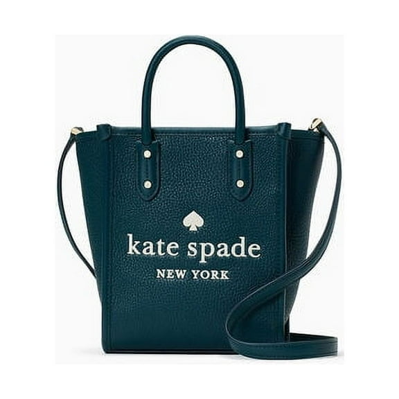 Kate Spade New York Women's Ella Mini Pebbled Leather Satchel Crossbody Handbag (Sapphire Multi)