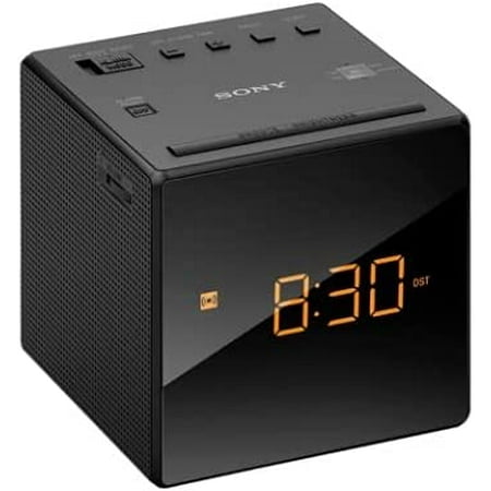 Sony Dual Alarm Clock Radio (Black)