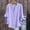 Purple, variant on MORESEC Women's Plus Size Cotton Linen Blouse V Neck Ruffle Sleeve Button Down Casual Loose Tops Beach Vacation Summer Fashion Shirts, Sky Blue L