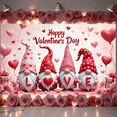 thumbnail image 5 of Cupid Themed Valentine's Day Banner Heart Pattern Love Display Red Color Romantic Heart Backdrop for Valentine's Day Party Romantic Dinner Couple Celebration, 5 of 9