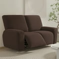 thumbnail image 5 of Yipa 1-3 Seat Recliner Sofa Covers Lazy Stretch Chair Cover Armchair Protector Slipcover Removable Home Dining Dark Coffee 2 Seat, 5 of 8