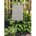 thumbnail image 2 of POGLIP Trellis Modern Abstract Pattern Grid Black Blend Chaos Circuit Creative Garden Flag Decorative Flag House Banner 28x40 inch, 2 of 2