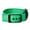 Green, variant on Vibrant Life Polyester Adjustable Dog Collar, Teal, L