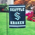 thumbnail image 3 of Seattle Kraken 12.5" x 18" Double-Sided Embossed Suede Garden Flag, 3 of 5