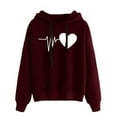 thumbnail image 3 of Vedolay Half Zip Sweatshirt Women Sweatshirt for Women Crewneck Long Sleeve Shirt Autumn Winter Pullover Top, XL, 3 of 4
