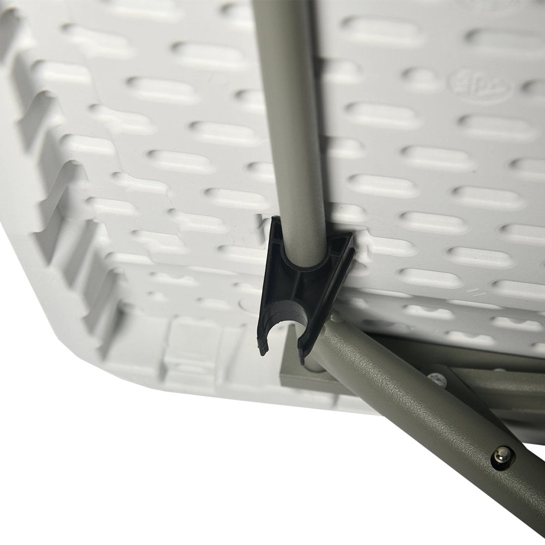 Gewnee 48''Rectangular Folding Dining Table,3 Adjustable Height Settings with Carrying Handle,Indoor & Outdoor for Dining Room, Living Room, Office & Camping,White