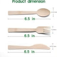 thumbnail image 2 of Disposable Wooden Forks Plain Forks/Spoons/Knives Disposable Utensils- Forks/Spoons/Knives Disposable 100% Biodegradable, 2 of 8
