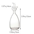 thumbnail image 5 of 2X High Borosilicate Glass Oil Pot Kitchen Seasoning Bottle Creative Soy Sauce Pot, 5 of 5