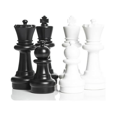 MegaChess Yard Mega Chess Sets, Outdoor Chess Set Giant, 12-inch, No Board