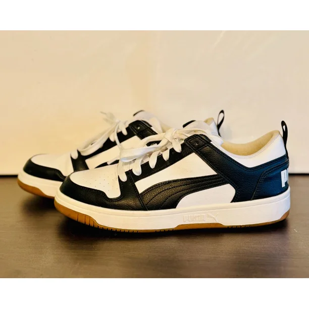 PU & MA Mens Rebound Layup Lo 369866-16 White Casual Shoes Size 8.5