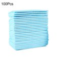 thumbnail image 2 of Flmtop 40/50/100Pcs Rabbit Super Absorbent Toilet Training Mats Pads Disposable Diapers Blue, 2 of 9