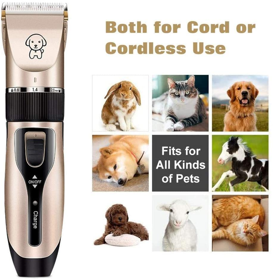 wahl professional cordless dog clippers animal pet hair grooming clipper shaver