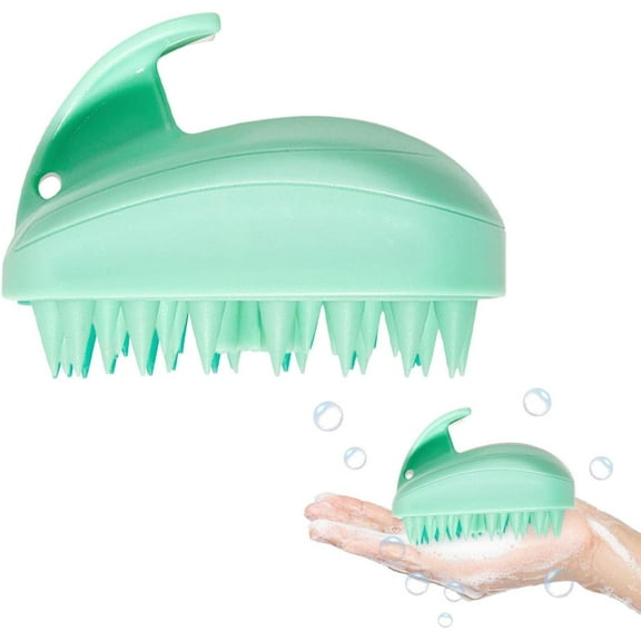 Scalp Scrubber for Shower | Silicone Hair Scrubber for Shower - Wet and Dry Use Hair Scalp Exfoliator Brush for Dandruff Removal and Hair Growth