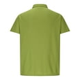 thumbnail image 2 of Coorders Men's with Short Sleeve, Collared Shirts for Mens, Casual Golf Shirts Fit Cotton Tops, Green,Size, XXL, 2 of 4