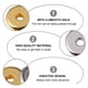 thumbnail image 4 of 300 cuentas sueltas para pulseras (doradas y plateadas), 4 of 8