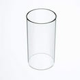 thumbnail image 1 of Large Size Hurricane Candle Holder Glass, Glass Cylinder Open Both Ends, Open Ended Hurricane, Glass Lamp Shade Replacement (4" Wide x 12" Tall) Multiple Specifications, 1 of 1