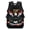 Tie Dye Pattern, variant on POLERO 17 Inch Schoolbags for Child, Polyester Fabric Comfortable Breathable Backpack, Capybara Watermelon Pattern