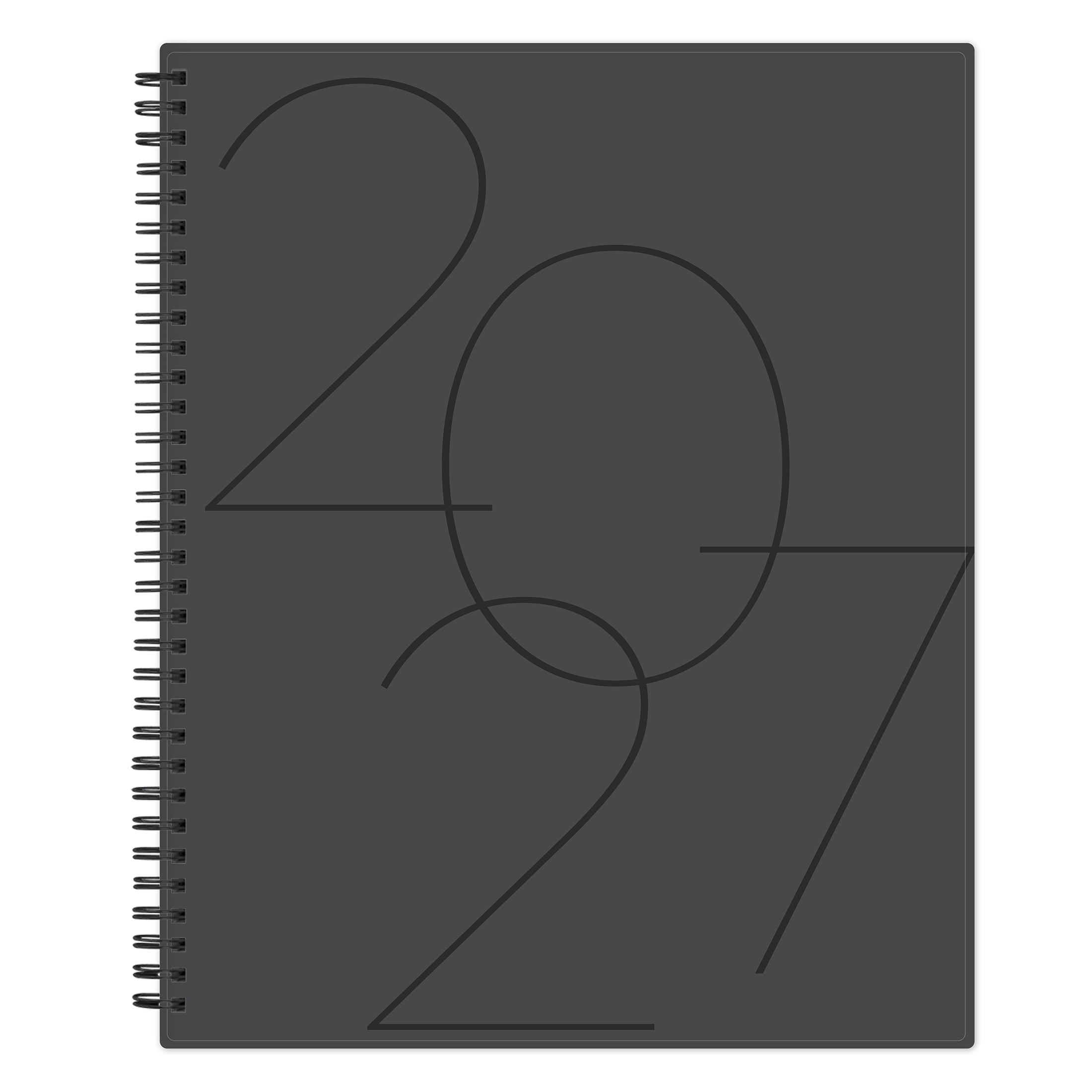 Blue Sky Monthly Weekly Planner, Charcoal photo 2