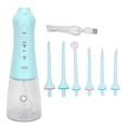 thumbnail image 2 of Irrigador bucal, irrigador bucal eléctrico recargable, limpiador de dientes con hilo dental y estética elegante, 2 of 14