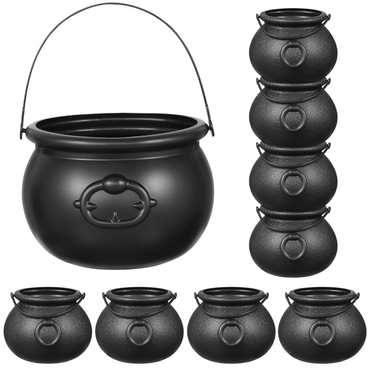 small plastic cauldron with handle party favor crafts decor