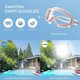 thumbnail image 4 of Waterproof and anti-fog HD large frame swimming glasses-pink white transparent, 4 of 4