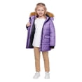 thumbnail image 4 of WenVen Girl's Winter Coat Puffer Jacket Warm Snow Parka with Waterproof Hood Purple 8, 4 of 12