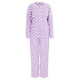 thumbnail image 4 of EFINNY Women's Pajama Set Long Sleeve Sleepwear Polka-Dotted Nightwear Soft Pjs Lounger Sets,S-XXL, 4 of 10