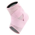 thumbnail image 2 of Naierhg 1Pc High-Elastic Ankle Wrap Ankle Brace Support with Fastener Tape Soft Breathable Adjustable Compression Ankle Sleeve, 2 of 7