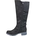 thumbnail image 3 of Women's White Mountain Giorgia Tall Knee High Boot Black Waxy Suedette 11 M, 3 of 6