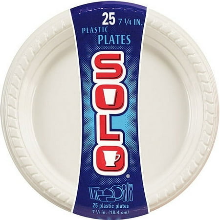 Solo 7 Inch Plate White