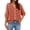 39#Saffron, variant on Linen Tops For Women Embroidered 3/4 Sleeve Bohemian Peasant Shirts V Neck Boho Spring 2026 Blouse Tunic Purple L