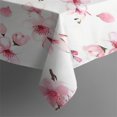 thumbnail image 5 of Pioneer Flower Floral Print Pattern Rectangle Tablecloth 60"x120",Waterproof Polyester Rectangle Table Cloth, Wipeable Spillproof Polyester Tablecloth for Dining, Camping, Indoor and Outdoor, 5 of 6