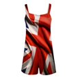 thumbnail image 4 of 2DXuixsh Combishort pour Femmes Combinaison Courte Été Décontractée Mode Imprimée avec Poches Combinaison Short Grande Taille Tenue Décontractée pour Femmes Blanc Taille m, 4 of 5