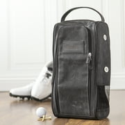 Personalized Waxed Canvas Golf Shoe Bag