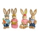thumbnail image 1 of 4 muñecos de conejito de Pascua de paja de pie de 35 cm de alto, decoración elegante Estilo D, 1 of 9