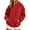 Red, variant on Otntypg Womens Oversized Hoodies Lightweight Casual Fall Hooded Pullover Sweatshirts Trendy Fall Long Sleeve Pullover Hoodie Tops with Pocket
