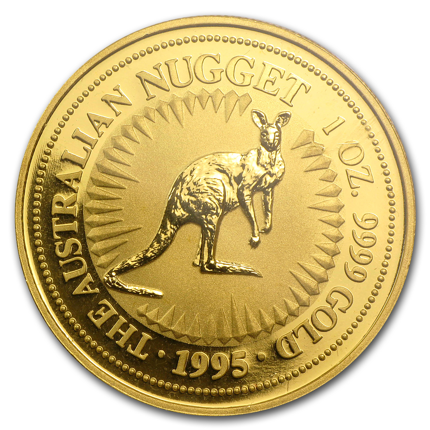 Perth Mint 1995 Australia 1 oz Gold Nugget BU Perth Mint 1995 Australia 1 oz Gold Nugget BU