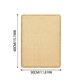 thumbnail image 2 of Durable Reversible Wall Mount Cat Scratching Pad With Secure Hook Loop Fastener Sisal Jute Mat For Feline Care, 2 of 6