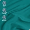 thumbnail image 3 of Bare Home Fitted Sheet - 22" Extra Deep Pocket - Premium 1800 Collection - Twin-XL, Emerald, 3 of 7