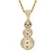 thumbnail image 2 of Cadena Chapada En 18 Para Hombres Con Collar Colgante De , Collar De Navidad De , Gargantilla De Colgante De Cri dorado, 2 of 9