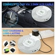 thumbnail image 2 of Lecteur CD Portable Rechargeable, Lecteur Prenant en Charge CD/CD-R/CD-RW/MP3 et USB avec Écouteurs, Émetteur Bluetooth 5.0, 2 of 6