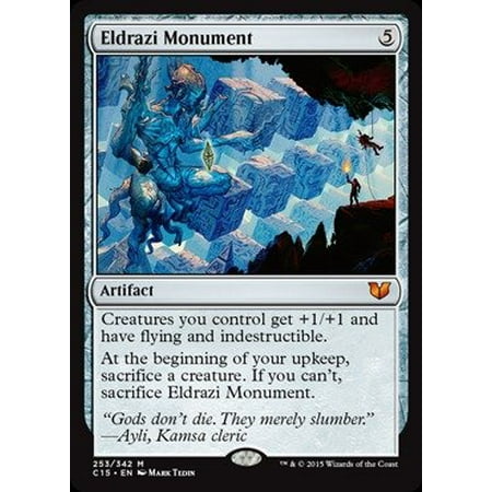 - Eldrazi Monument (253/342) - Commander 2015, A single individual card from the Magic: the Gathering (MTG) trading and collectible card game.., By Magic: the