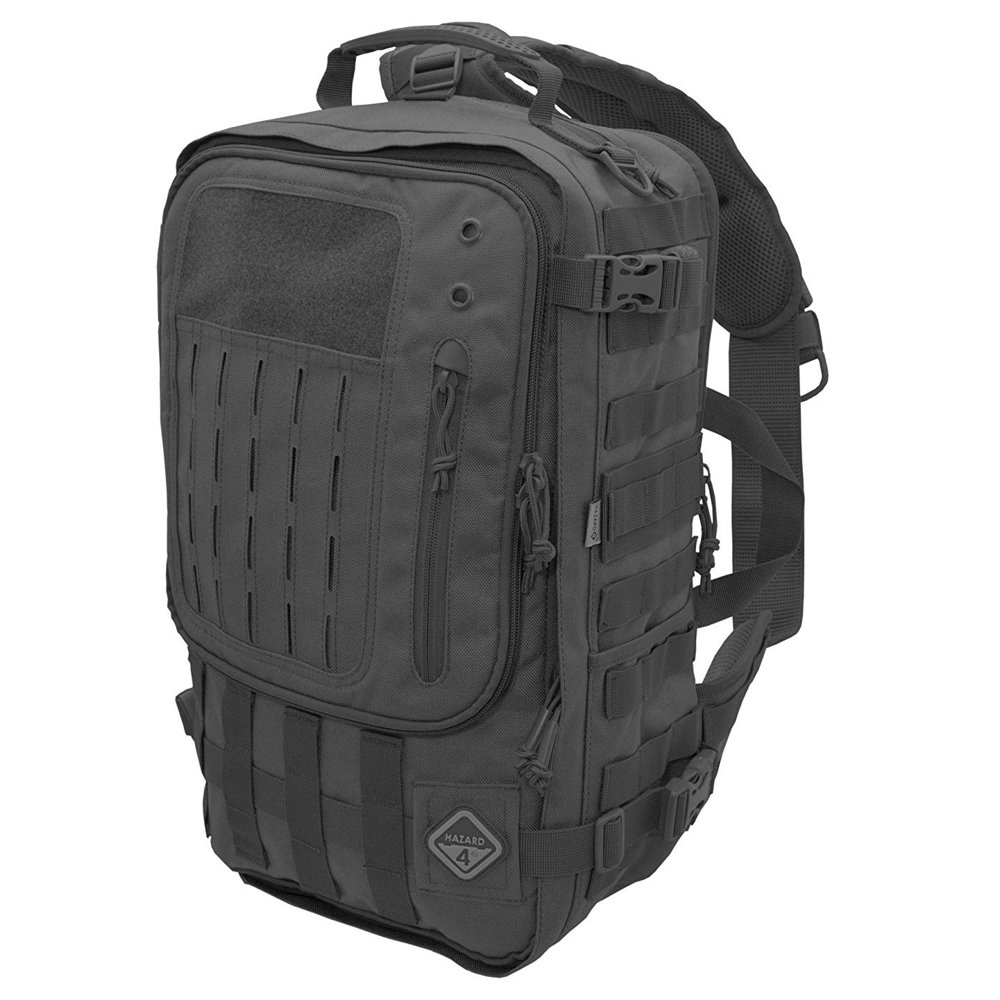 Hazard 4 Hazard 4 Tactical Gear Sidewinder Full Sized Laptop Sling Pack Backpack, Black