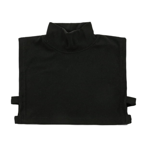 Cuello falso de tela para mujer perfecl Negro 37cm x 37cm