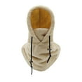 thumbnail image 1 of Wartleves Bufanda con capucha para invierno, máscara para el cuello y la cara para esquiar, gorro con capucha y forro polar térmico✨b L6T1 ,) ь■, 1 of 7