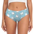 thumbnail image 1 of Balery Funny Chicken Ropa Interior de Algodón para Mujer con Dibujo – Braguitas Cómodas y Elásticas, Estilo Clásico-Large, 1 of 6