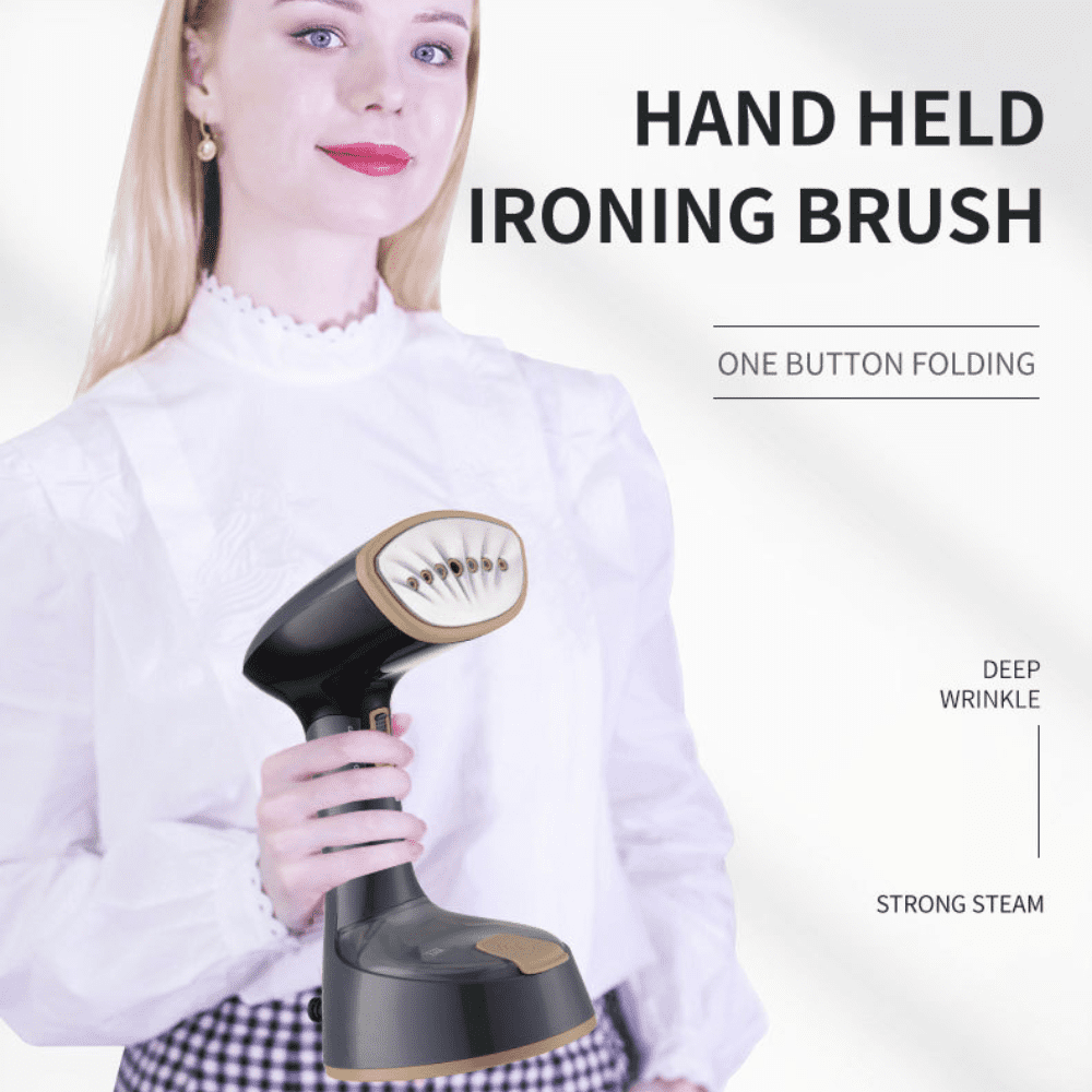 Portable Folding Travel Electric Iron Ironing Brush,Household Handheld Hanging Ironing Machine,Foldable Ironing Clothes Ironing Brush