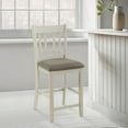 thumbnail image 5 of Lexicon Junipero Antique White Full Back Counter Height Chair (Set of 2), 5 of 5